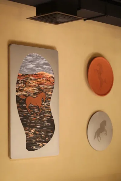 Check out the roastery, installations, and the second floor